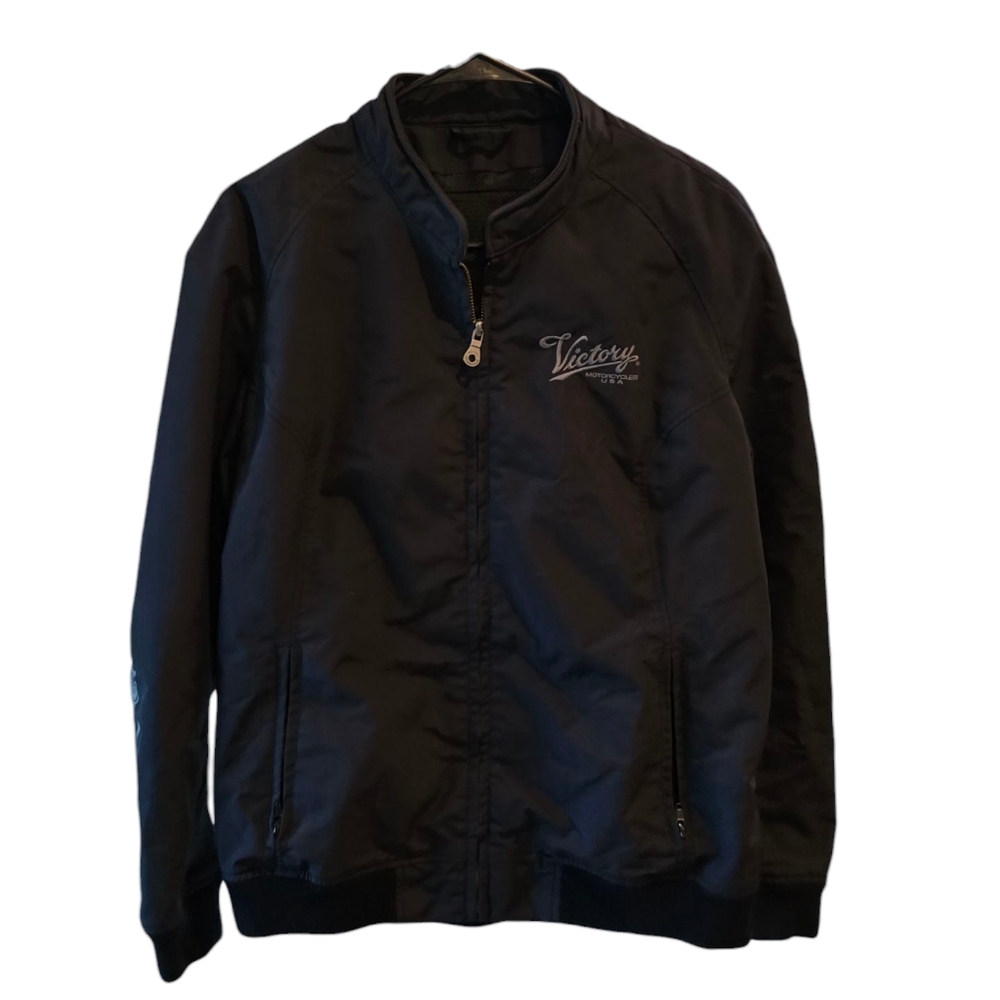 VICTORY MOTORCYCLES Large Black Tribal Jacket Riding